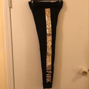 Vs pink sequin leggings